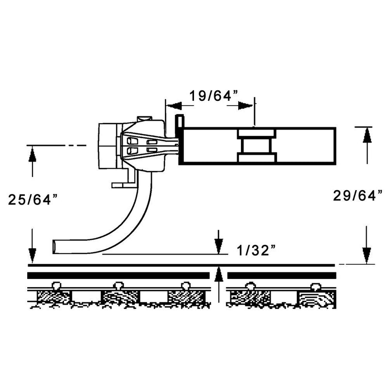 Chargez l'image dans la visionneuse de la galerie, Kadee #120 SBE Bottom Shelf Whisker Metal Couplers - Medium Centerset Shank