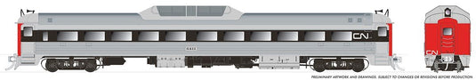 Rapido Trains HO Budd RDC-9 w/DCC & Sound - CN (Wet Noodle)