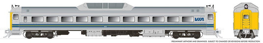 Rapido Trains HO Budd RDC-9 w/DCC & Sound - VIA Rail Canada