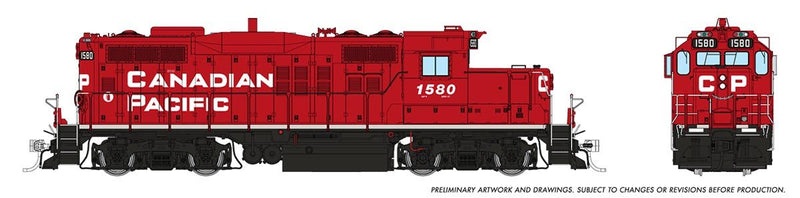 Load image into Gallery viewer, Rapido Trains HO GMD GP-9u w/DCC & Sound - Canadian Pacific (Block w/o Beaver)