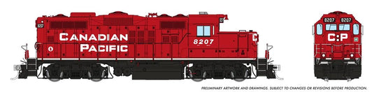 Rapido Trains HO GMD GP-9u w/DCC & Sound - Canadian Pacific (Block w/o Beaver)