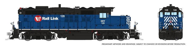 Load image into Gallery viewer, Rapido Trains HO GMD GP-9u w/DCC & Sound - Southern Railway of BC (Rail Link)