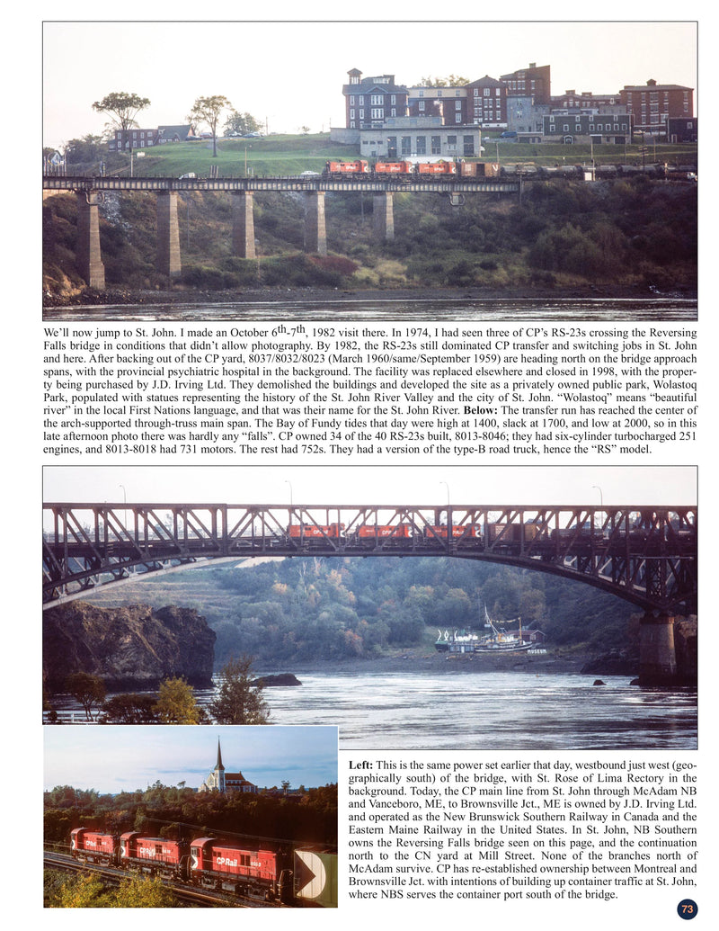Chargez l'image dans la visionneuse de la galerie, Morning Sun Books - The Railroad Photography of Jerry A. Pinkepank Book 1: New England & Atlantic Canada 1962-1982 - Hardcover 128 Pages All Color