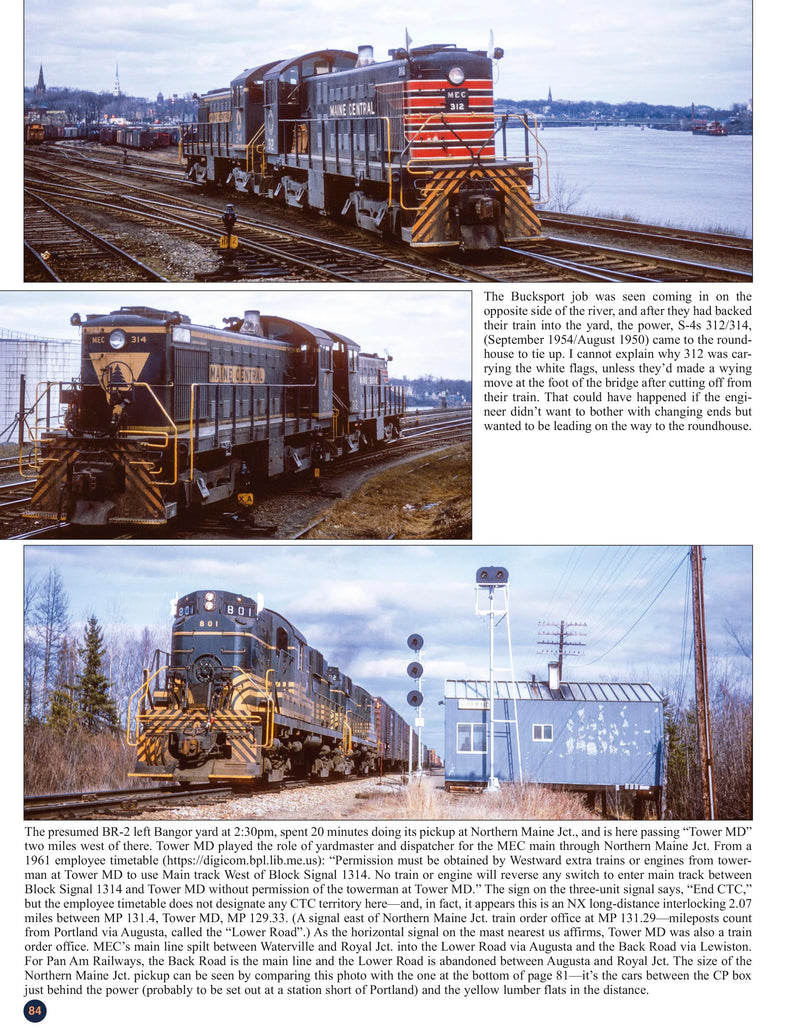 Chargez l'image dans la visionneuse de la galerie, Morning Sun Books - The Railroad Photography of Jerry A. Pinkepank Book 1: New England & Atlantic Canada 1962-1982 - Hardcover 128 Pages All Color