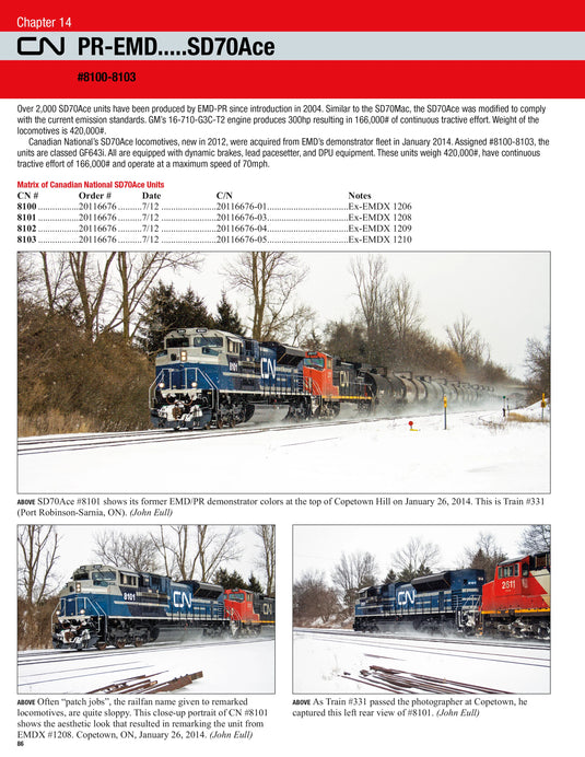 Morning Sun Books - Canadian National Power In Color Vol.6 Modern Road Power