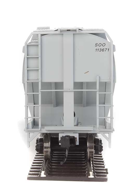 Load image into Gallery viewer, Walthers Mainline 60' NSC 5150 3-Bay Covered Hopper CP Rail SOO