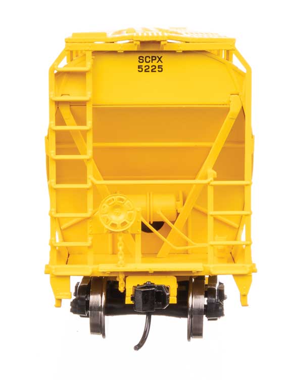 Chargez l'image dans la visionneuse de la galerie, Walthers Mainline HO ACF 5250 4-Bay Centerflow Covered Hopper - Shell Chemical / SCPX