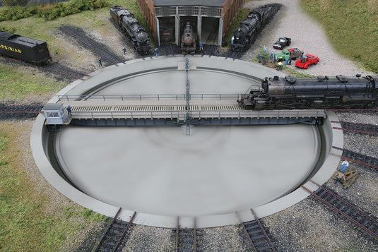 Walthers Cornerstone HO Motorized 130' Turntable - Assembled