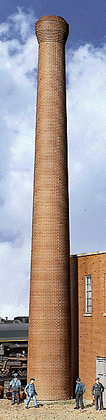 Walthers Cornerstone HO One-Piece Brick Smokestack - pkg(2) - Assembled
