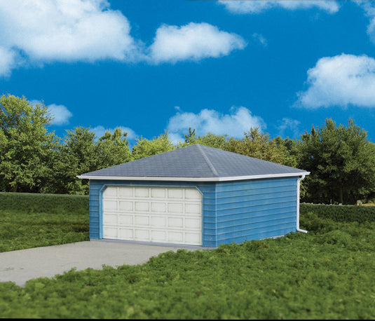 Walthers Cornerstone HO Two-Car Garage - Kit