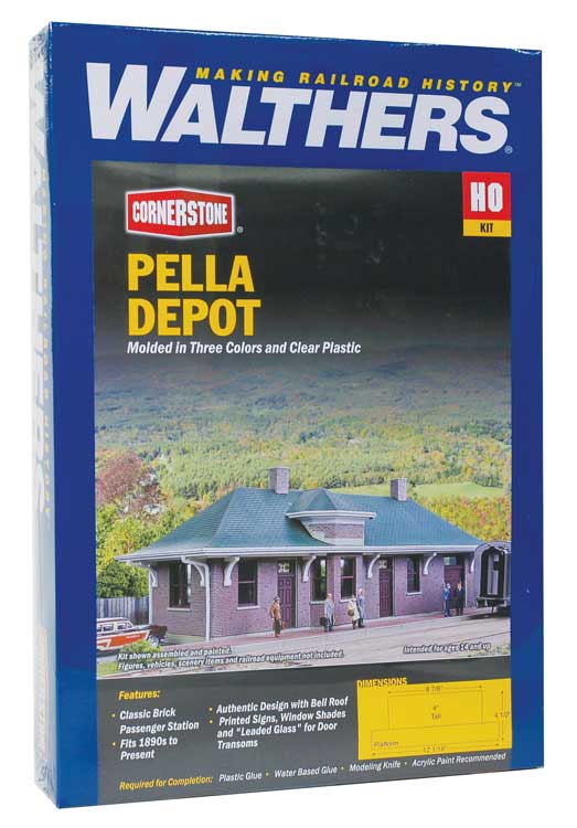 Load image into Gallery viewer, Walthers Cornerstone HO Pella Depot - Kit
