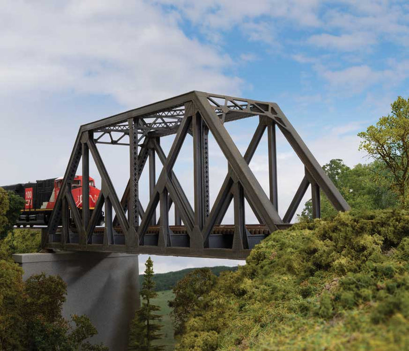 Load image into Gallery viewer, Walthers Cornerstone HO 97' Subdivided Warren Truss Bridge - Single-Track - Kit