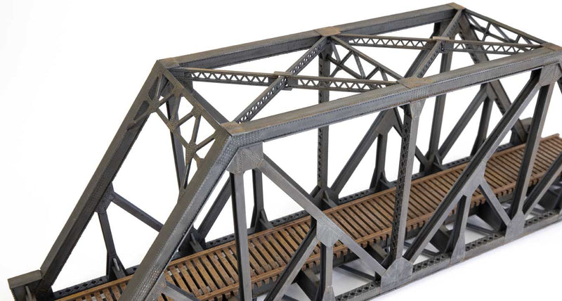 Load image into Gallery viewer, Walthers Cornerstone HO 97' Subdivided Warren Truss Bridge - Single-Track - Kit