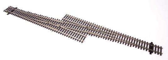 Walthers Track HO Code 83 Nickel Silver DCC Friendly #6 Single Crossover Turnout - Left Hand
