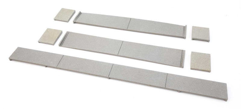 Load image into Gallery viewer, Walthers Tracks HO Modern Concrete Grade Crossing with Rerailer Ends - Kit