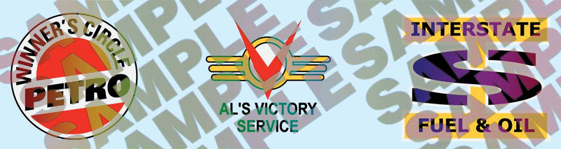 Load image into Gallery viewer, Walthers SceneMaster HO International 7600 Tank Truck w/Trailer - Al's Victory Service, Interstate Oil & Winner's Circle decal