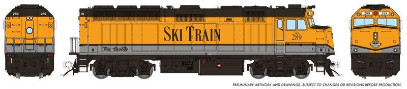 Chargez l'image dans la visionneuse de la galerie, Rapido Trains HO – EMD F40PH Ski Train de Denver nº 289