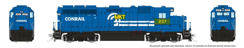 Chargez l'image dans la visionneuse de la galerie, Rapido Trains HO EMD GP40 (DC/DCC/Sound): MKT - Conrail Patch