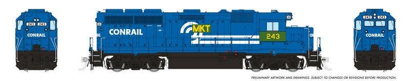 Chargez l'image dans la visionneuse de la galerie, Rapido Trains HO EMD GP40 (DC/DCC/Sound): MKT - Conrail Patch