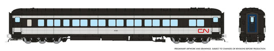 Rapido Trains HO Balloon Top Coach: CN - Wet Noodle Scheme