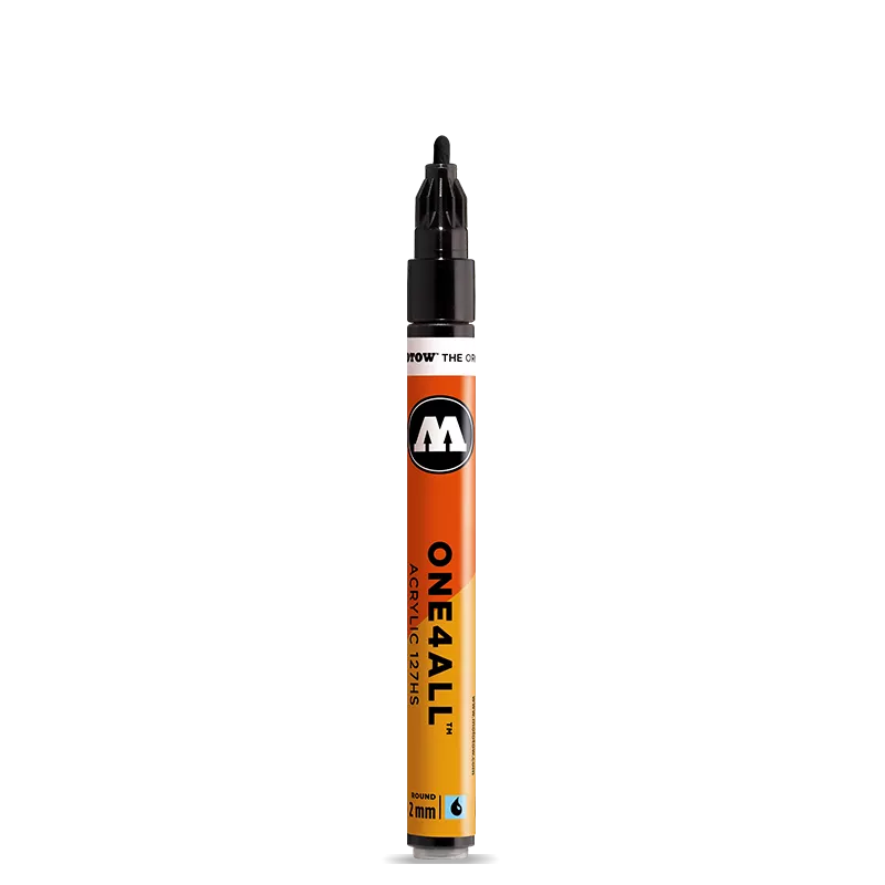 Load image into Gallery viewer, Molotow 127HS ONE4ALL 2mm. marker - Metallic Silver #680