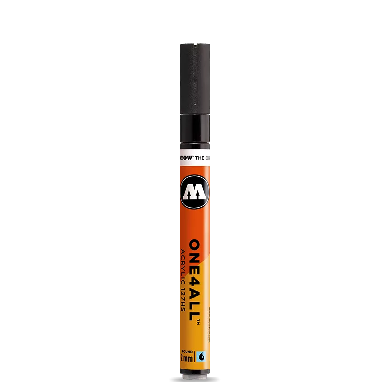 Load image into Gallery viewer, Molotow 127HS ONE4ALL 2mm. marker - Signal Black #590