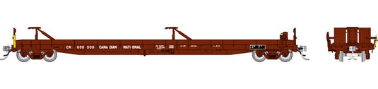 Rapido Trains HO Vancouver Iron Works Piggyback Flat car : Canadian National