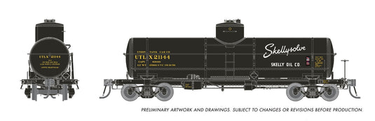 Rapido Trains HO Union X-3 8K Gal Tankcar - Skellysolve - UTLX (Era: 1960+) #21144