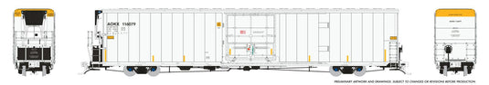 Rapido Trains HO scale Greenbrier 72' IL 7780cuft Reefer - AOKX (2024+) - With Sound