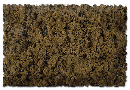 Scenic Express Flock & Turf - Brown Tones - 32 Ounces - Light Brown - Coarse