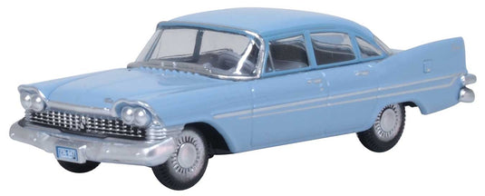 Oxford Diecast HO 1959 Plymouth Savoy Sedan - Powder Blue