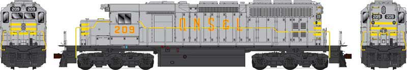 Load image into Gallery viewer, Bowser Executive HO GMD SD40 - w/DCC & Sound - QNS&L