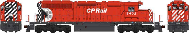 Load image into Gallery viewer, Bowser Executive HO GMD SD40 - w/DCC & Sound - CP Rail (Small Multimark Ex QNS&L)