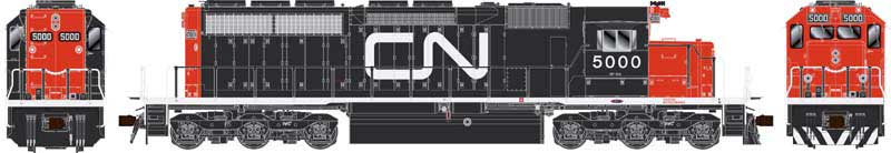 Chargez l'image dans la visionneuse de la galerie, Bowser Executive HO GMD SD40 - w/DCC & Sound - Canadian National (Wet Noodle)