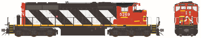 Load image into Gallery viewer, Bowser Executive HO GMD SD40-2W - w/DCC & Sound - Canadian National - Sargeant Stripe 2010s+