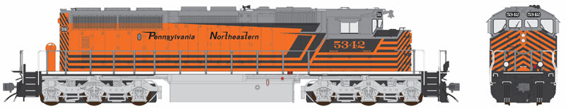 Load image into Gallery viewer, Bowser Executive HO GMD SD40-2W - w/DCC & Sound - Pennsylvania Northeastern