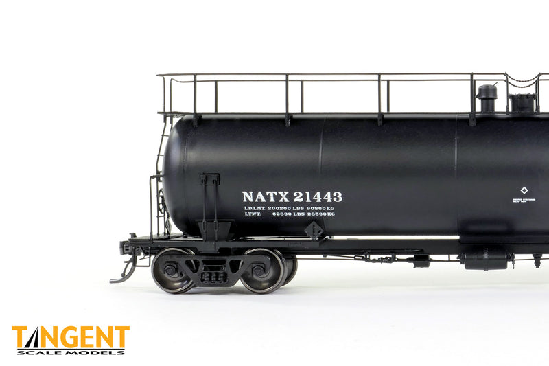 Chargez l'image dans la visionneuse de la galerie, Tangent Scale Models HO Wagon-citerne NACC 1963-Design 20,500 Gallon Non-isolé - NATX - Location 1990+