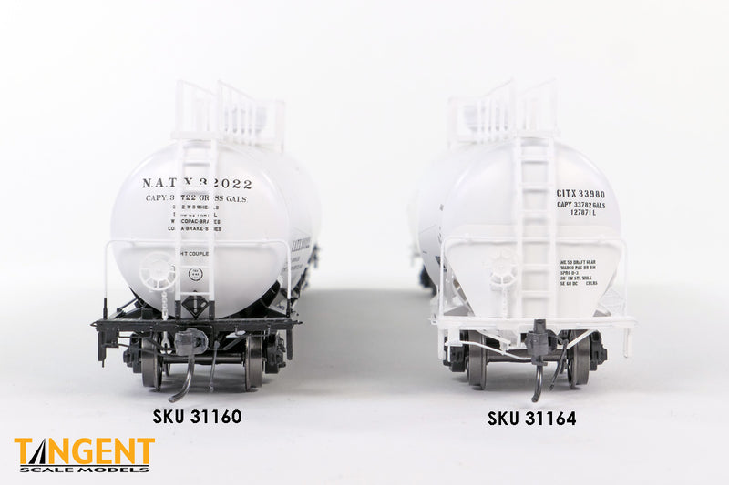 Chargez l'image dans la visionneuse de la galerie, Tangent Scale Models HO Wagon-citerne NACC 1963-Design 30,000 Gallon double paroi GPL/AA - CITX - Location 1992+