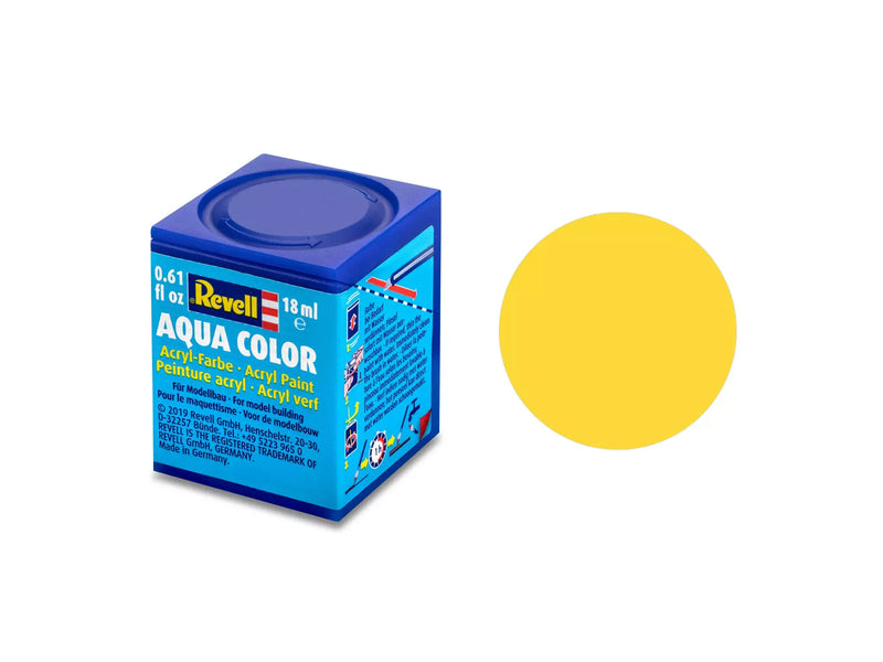 Chargez l'image dans la visionneuse de la galerie, Revell Aqua Color Acrylic Paint 18ml - Matte "Yellow" (RAL 1017)