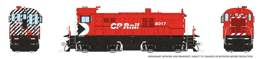 Rapido Trains HO Scale MLW RS23 (DC/DCC/Sound): CP Rail - Action Red (5