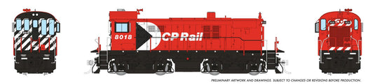 Rapido Trains HO Scale MLW RS23 (DC/DCC/Sound): CP Rail - Action Red (8