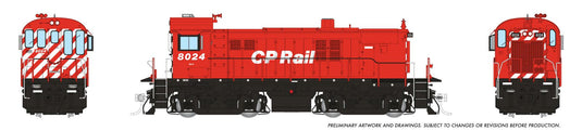 Rapido Trains HO Scale MLW RS23 (DC/DCC/Sound): CP Rail - Action Red (8" No Multimark)