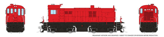 Rapido Trains HO Scale MLW RS23 (DC/DCC/Sound): Industrial Red