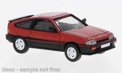 Brekina HO 1983 Honda CRX - Red / Black