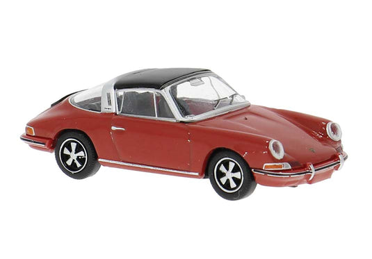 Brekina HO 1964 Porche 911 Coupe - Targa Red