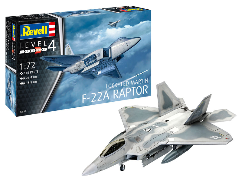 Load image into Gallery viewer, Revell Germany 1/72 Lockheed Martin F-22A Raptor