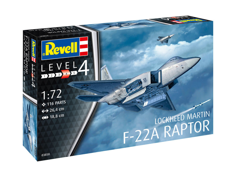 Load image into Gallery viewer, Revell Germany 1/72 Lockheed Martin F-22A Raptor