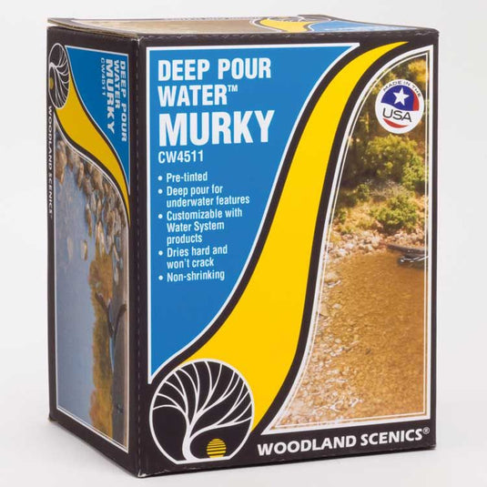 Woodland Scenics Deep Pour Water - Murky 12oz. 355ml.