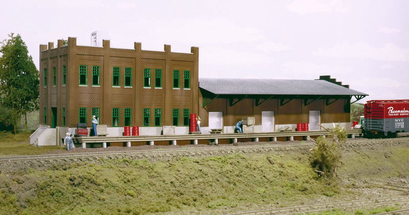 Load image into Gallery viewer, Walthers Cornerstone HO Water Street Freight Terminal - Kit