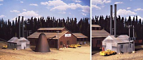 Walthers Cornerstone HO Mountain Lumber Company Sawmill - Kit